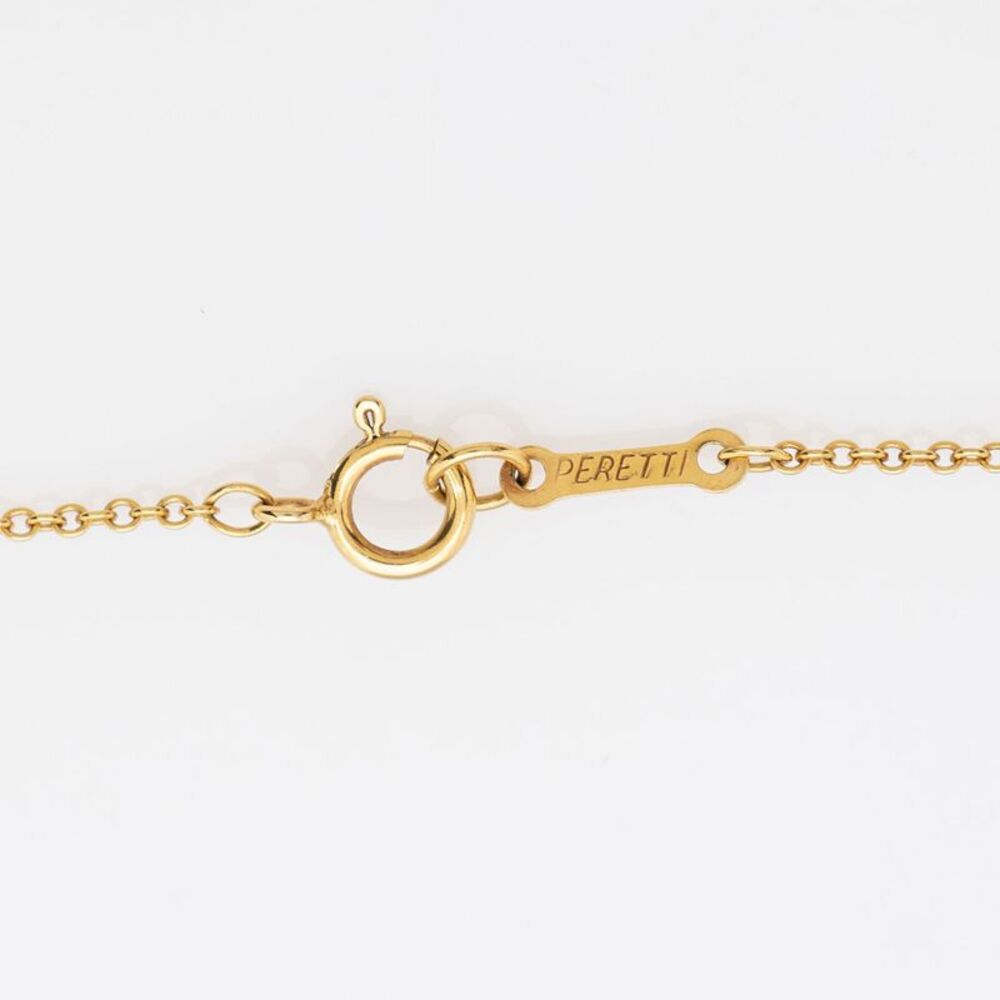 Tiffany & Co. Elsa Peretti 18k Gold Bean 9mm Necklace - Picture 5 of 6